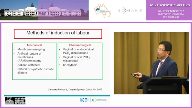 Time to be delivered - is induction of labour a risky business - Assoc Prof Boon Lim