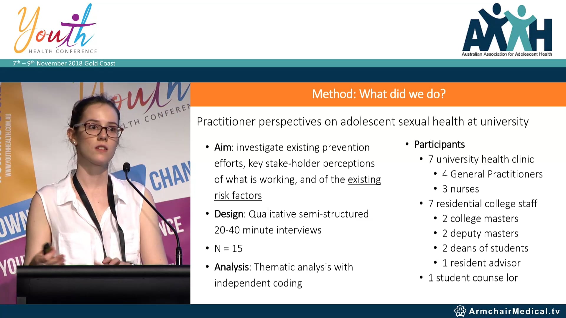 Adolescent sexual health Practitioner perspectives in a university context Miss Laura Anderson PhD Candidate The University of Queensland
