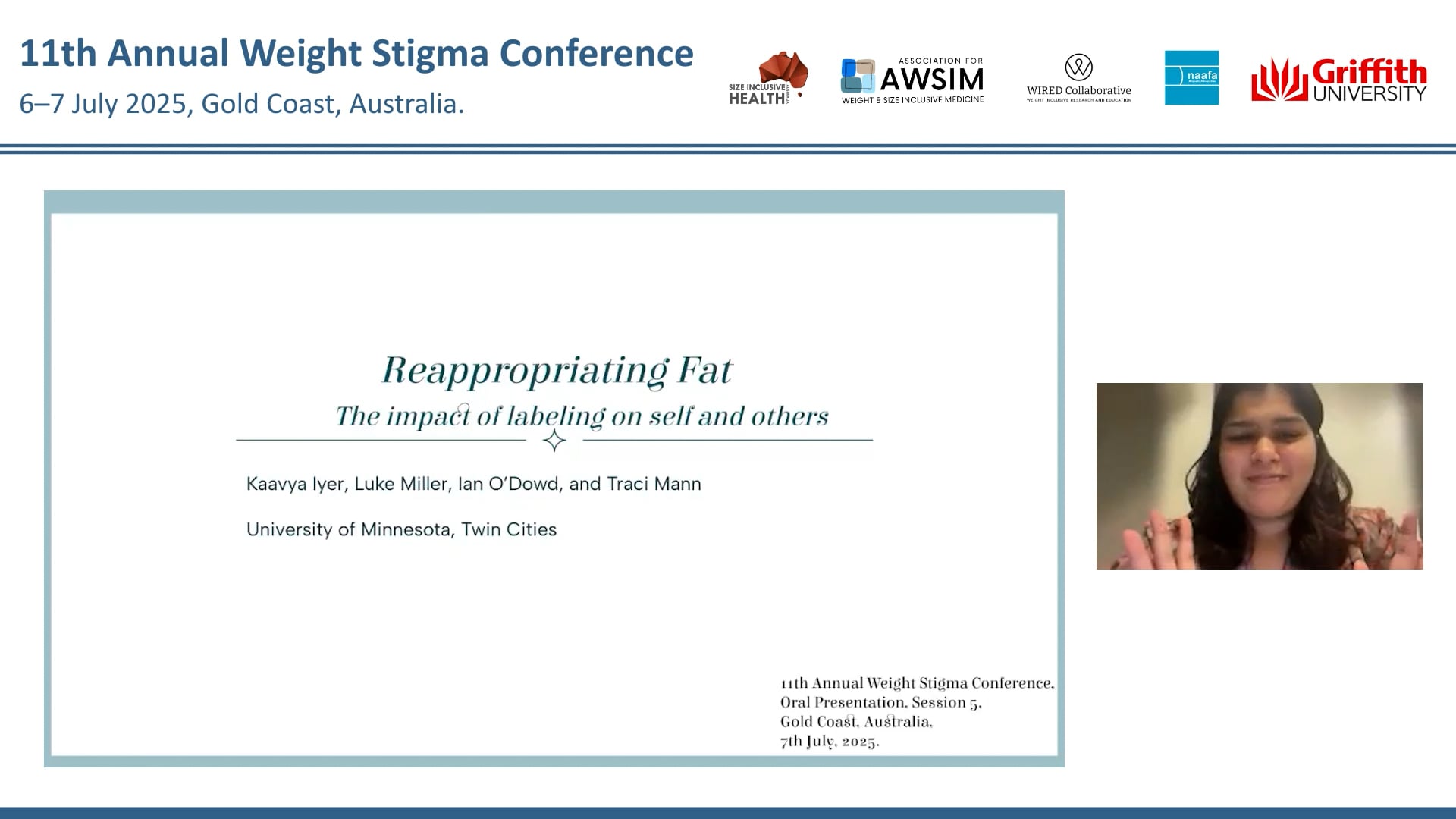 Reappropriating fat The impact of labeling on self and others Kaavya Iyer