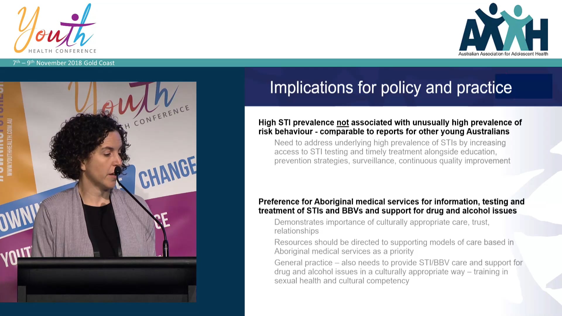 GOANNA Survey factors underlying STIs BBVs in Aboriginal young people Dr Salenna Elliott Senior Research Fellow And Public Health Registrar South Australian Health and Medical Research Institute
