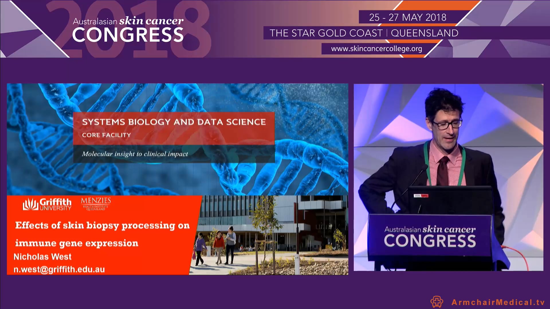 Effects of skin biopsy processing on immune gene expression Dr Nicholas West