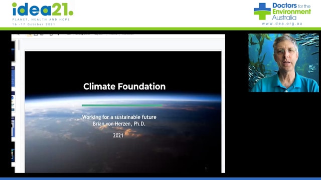 The planet, the ocean and you Dr Brian Von Herzen The Climate Foundation