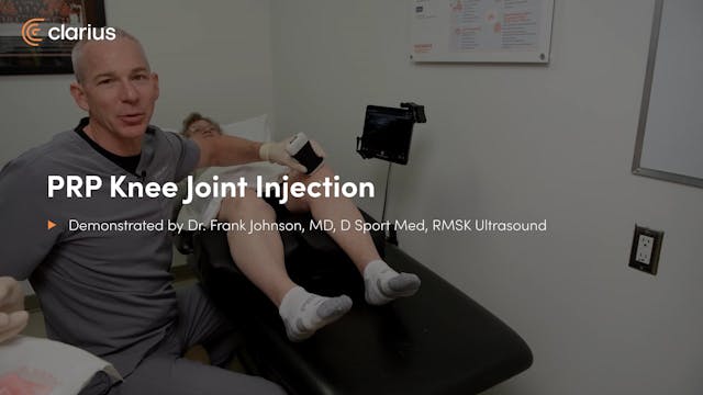 PRP Knee Joint Injection