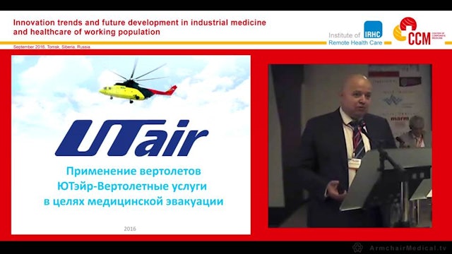 Current aspects of air ambulance services applied to industrial medicine Viacheslav Pliasukhin (Russian Language)