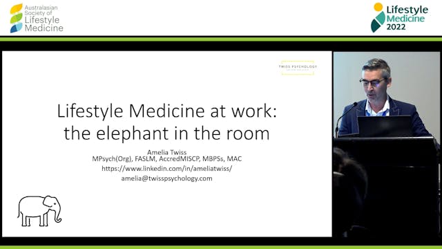 Lifestyle medicine at work let’s talk...