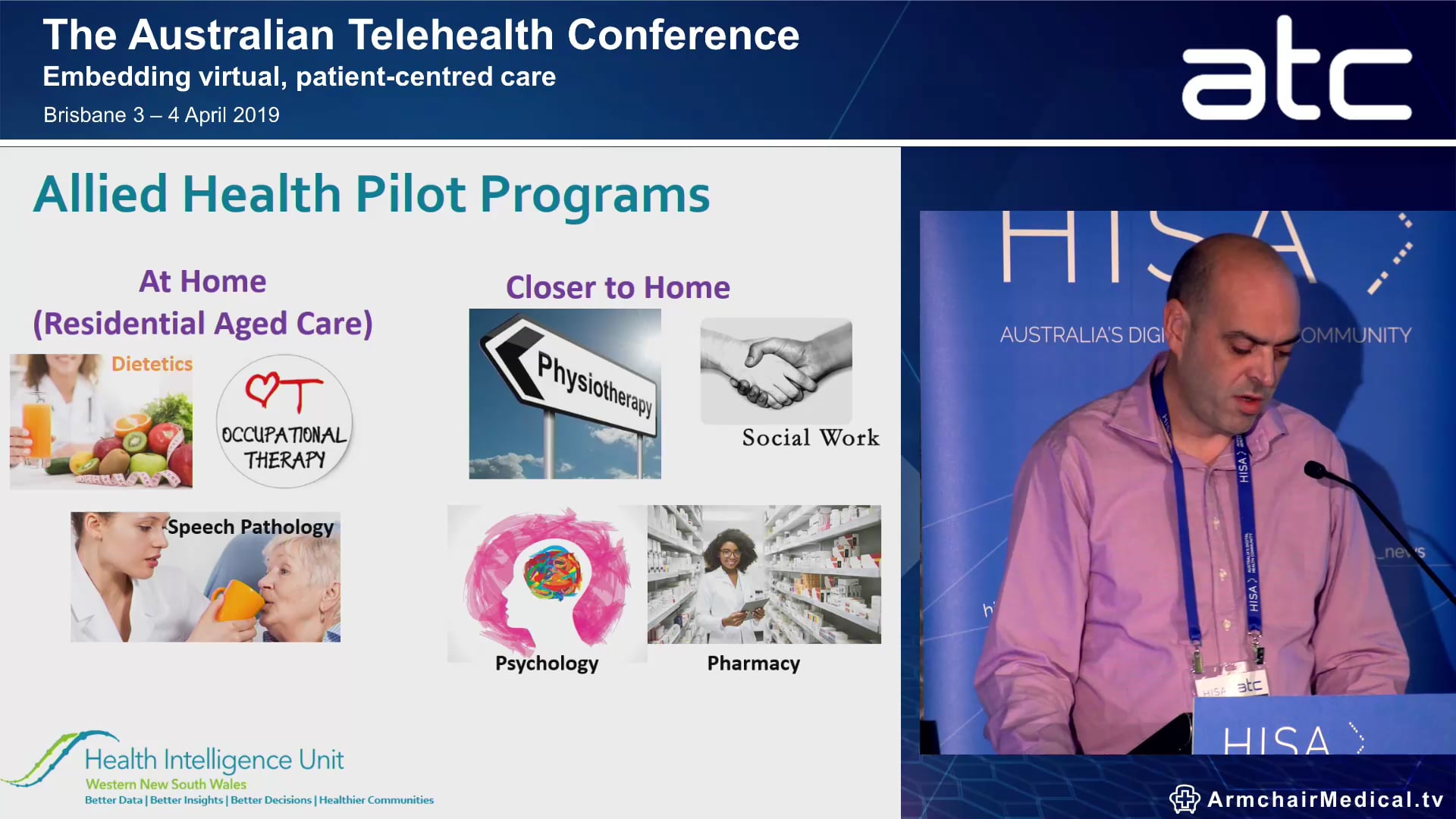 Towards equity of allied health access via a virtual service (Western NSW) Dr Todd Green Senior Analyst, Western NSW Local Health