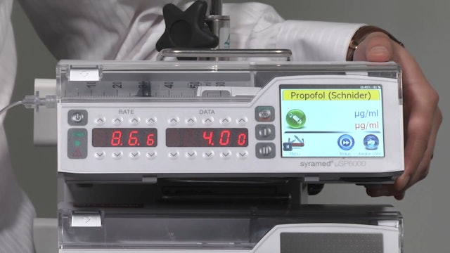 Syramed µSP6000 Chroma TCI (Target Controlled Infusion)