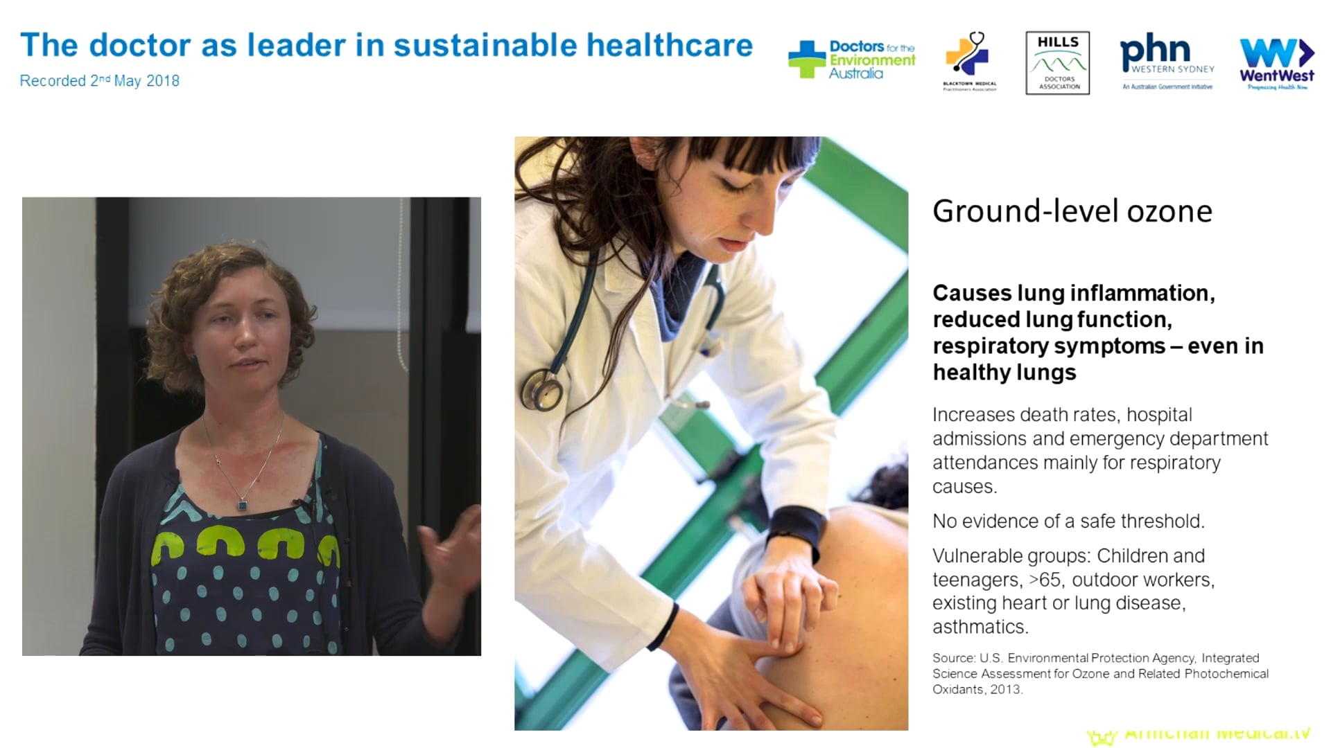 Climate change and health in Western Sydney Dr Sujata Allan