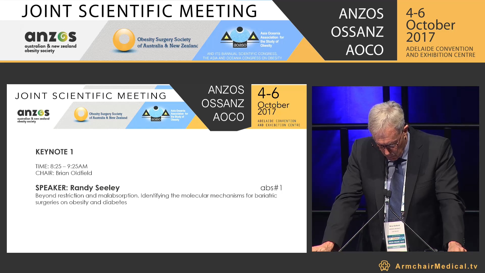 Beyond restriction and malabsorption.  Identifying the molecular mechanisms for bariatric surgeries on obesity and diabetes - Randy Seeley