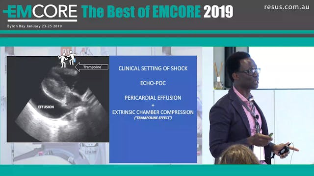 Tamponade on ECHO Hansel Addae