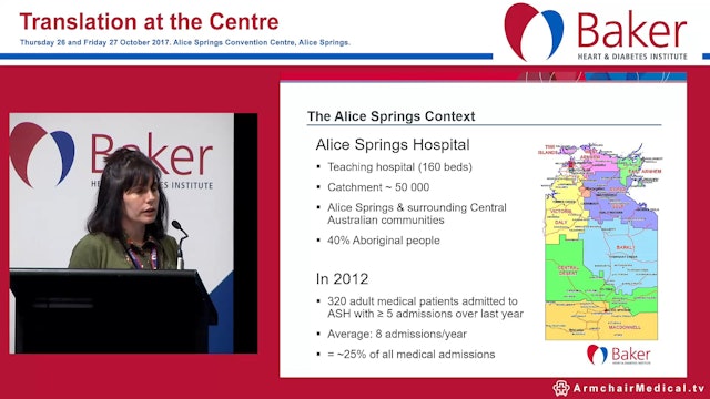 Alice Springs Hospital Readmission Prevention Project Dr Gabby Diplock