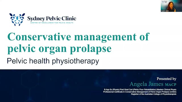 Conservative management of pelvic org...