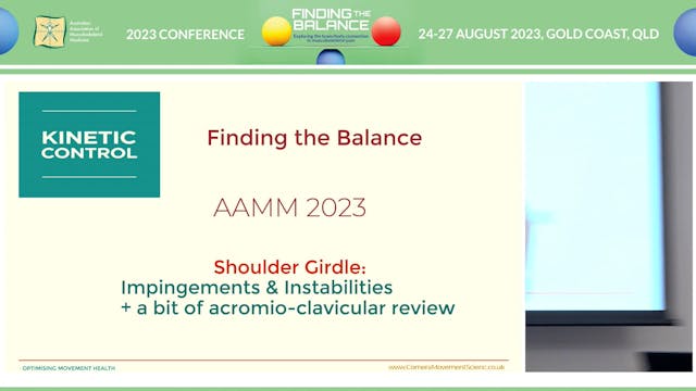 Shoulder impingement - instability as...