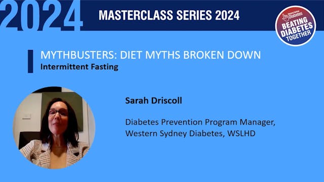 Intermittent Fasting Sarah Driscoll M...