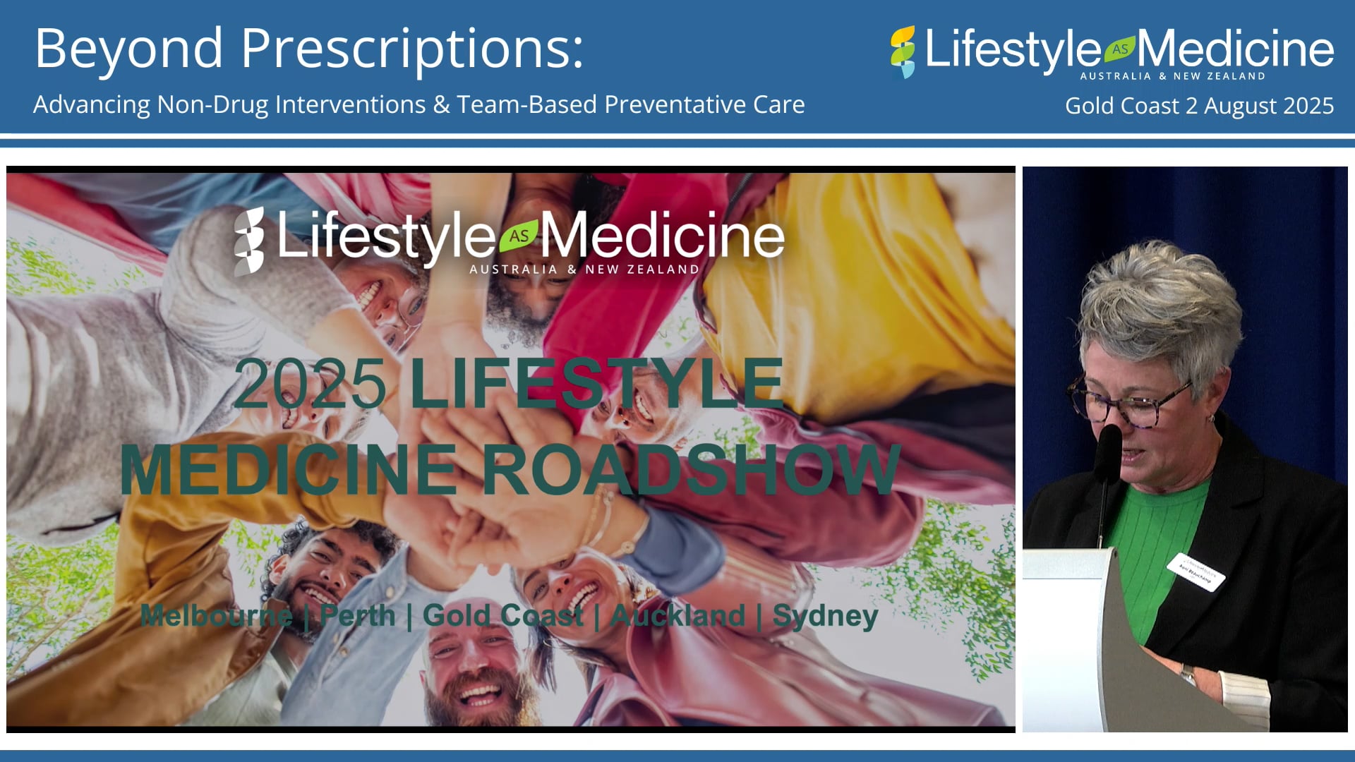 Welcome Roni Beauchamp, Professor Nicholas Zwar, Dr Sam Manger