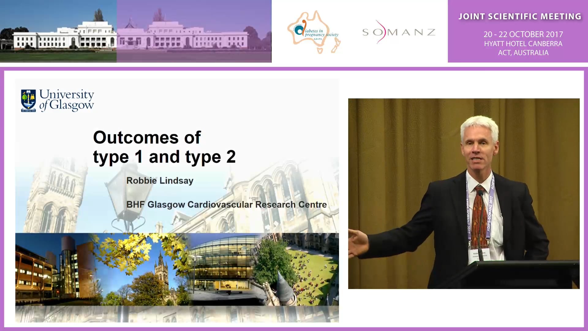 Type1 and type2 diabetes in pregnancy – what can we learn from international comparisons Robbie Lindsay