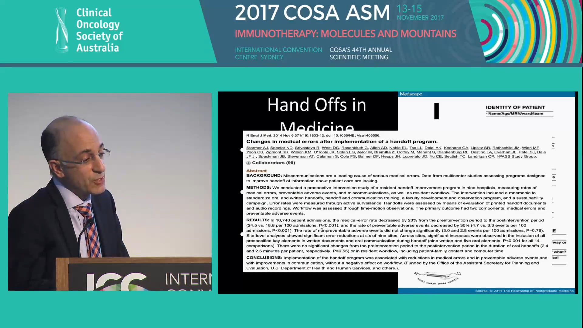 Making medicine safe - lessons from Boeing, Hopkins & Tom Hanks Anthony Joshua