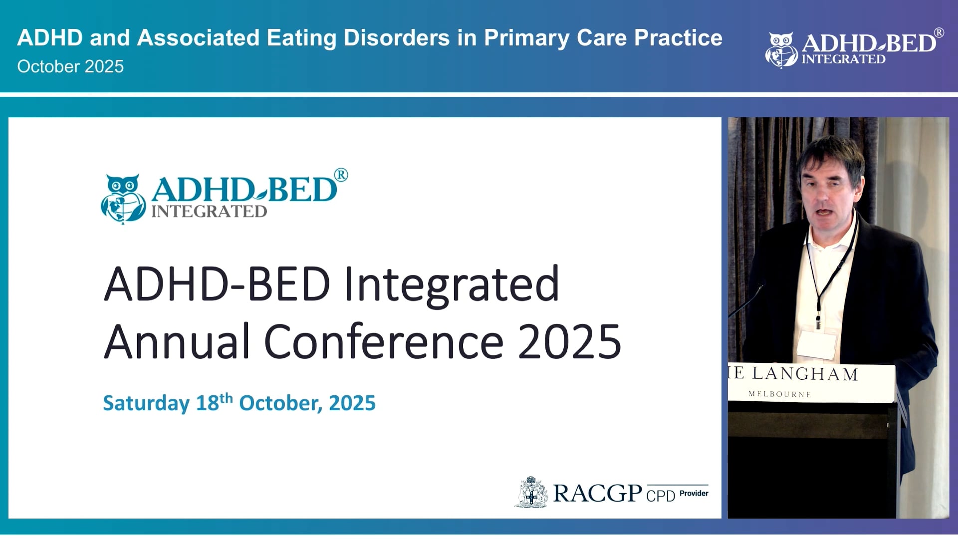 ADHD Conference Summary Dr Will Errington