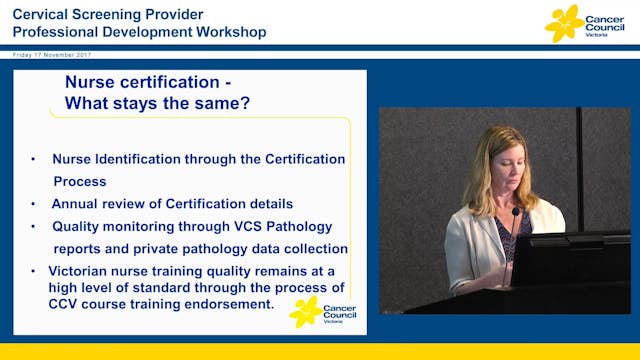 Nurse Certification Clare O'Reilly