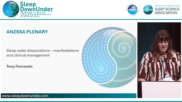 Sleep-wake dissociations – manifestat...