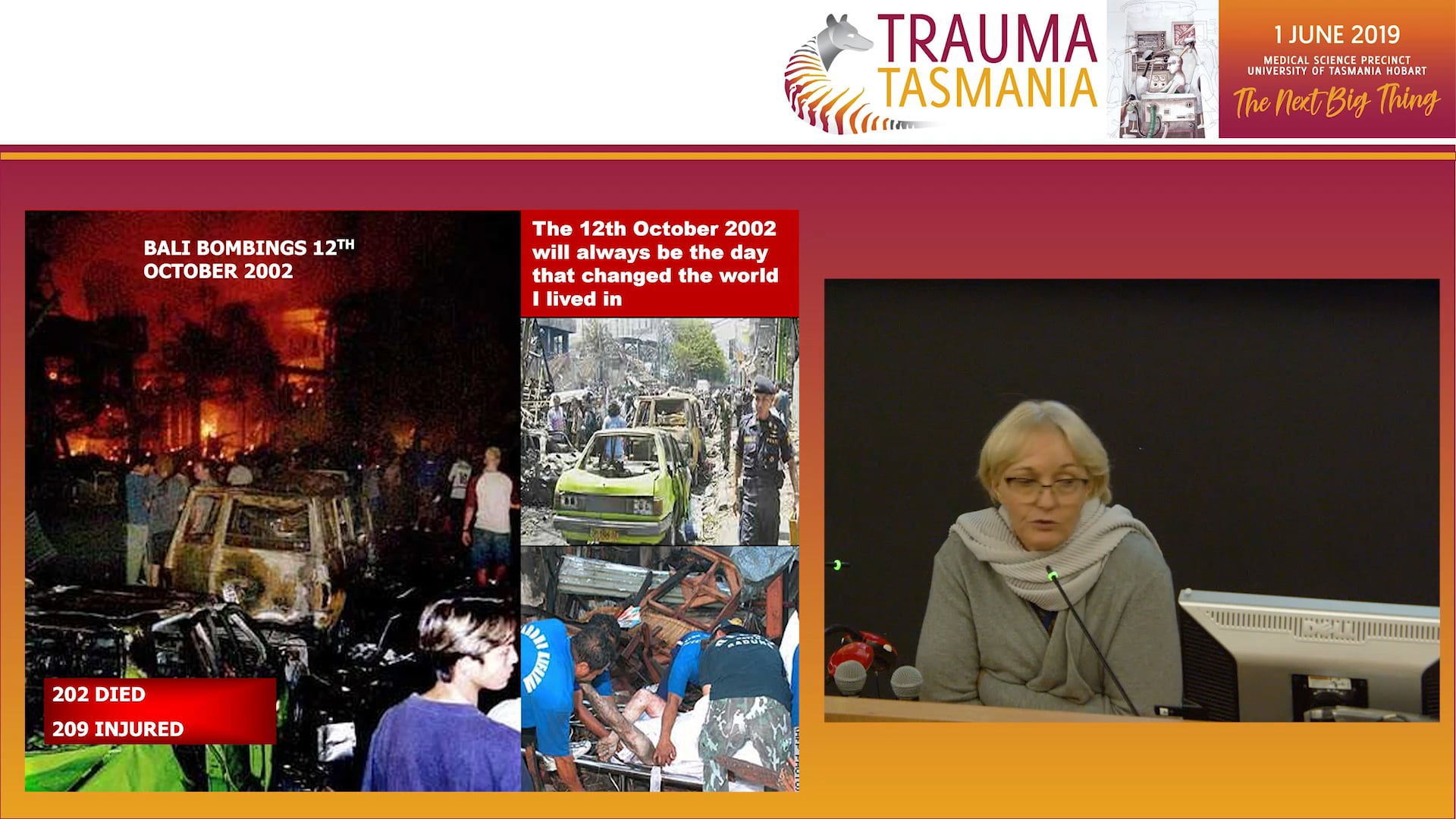 2002 Bali Bombings Lessons learned Assoc Prof Dianne Stephens