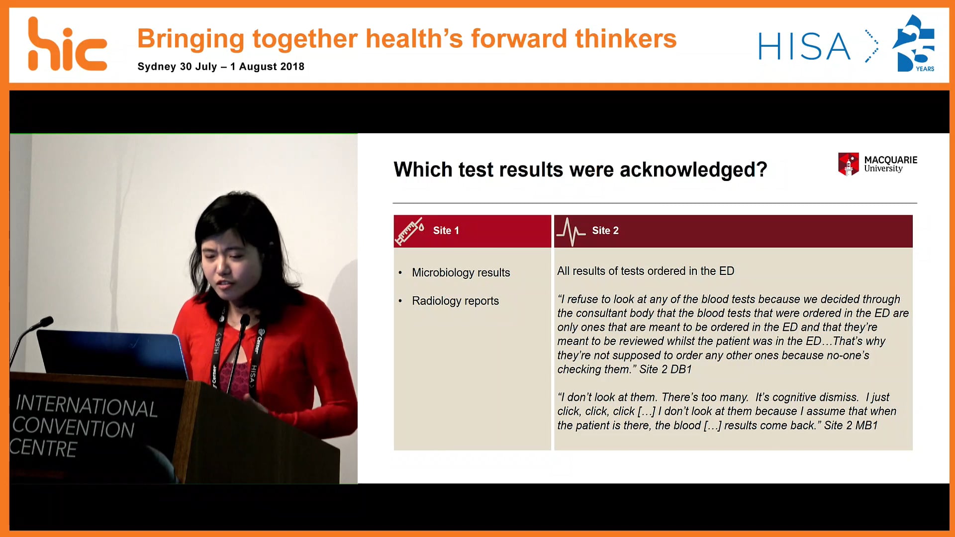 Balancing risk and resilience A comparison of the use of a test result management system across two EDs Julie Li