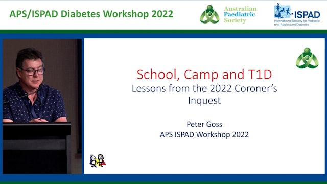 School Camp and T1D Lessons Peter Goss