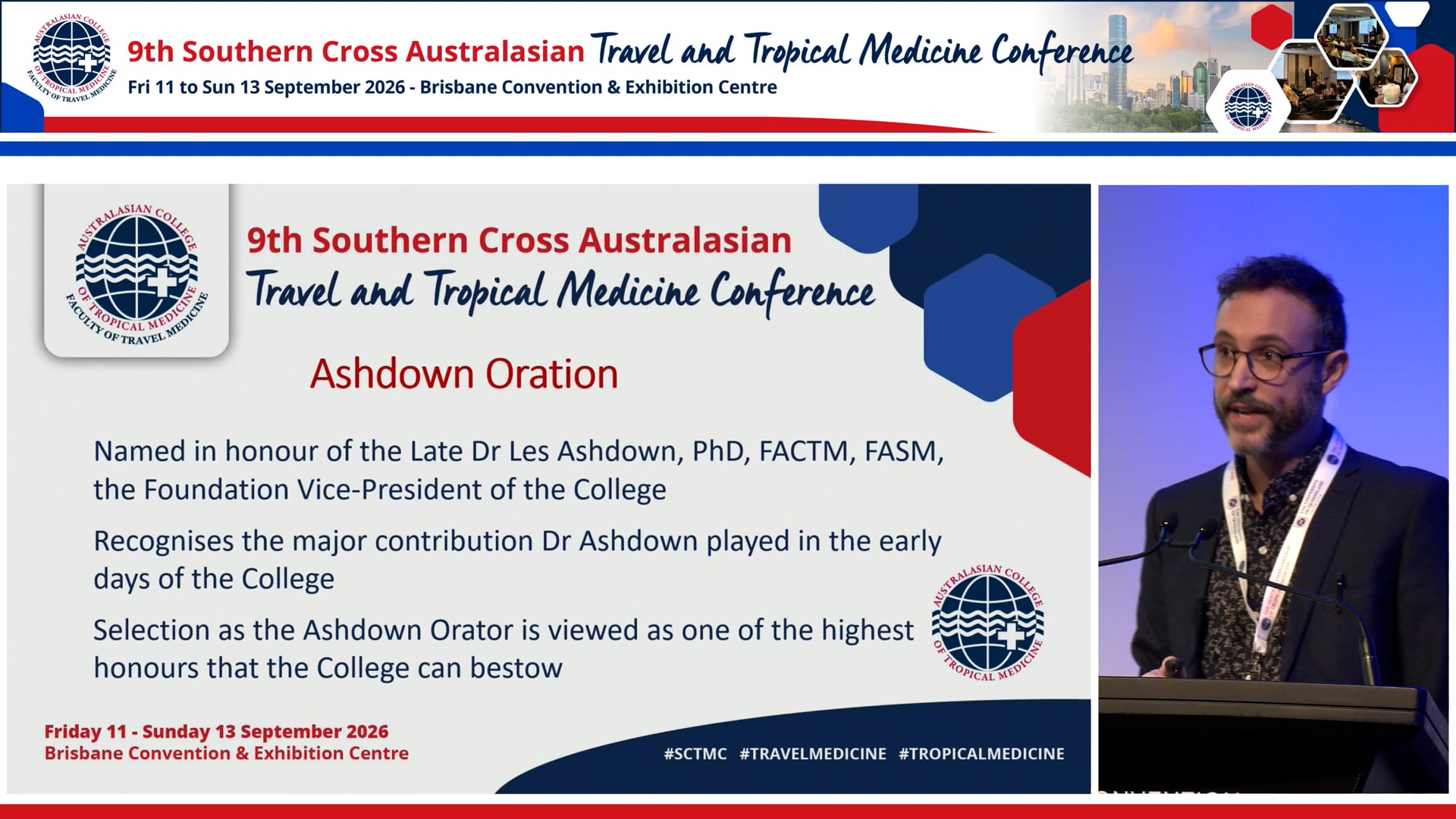 2026 Les Ashdown Oration Zoonoses An unwanted connection Prof Lucille Blumberg