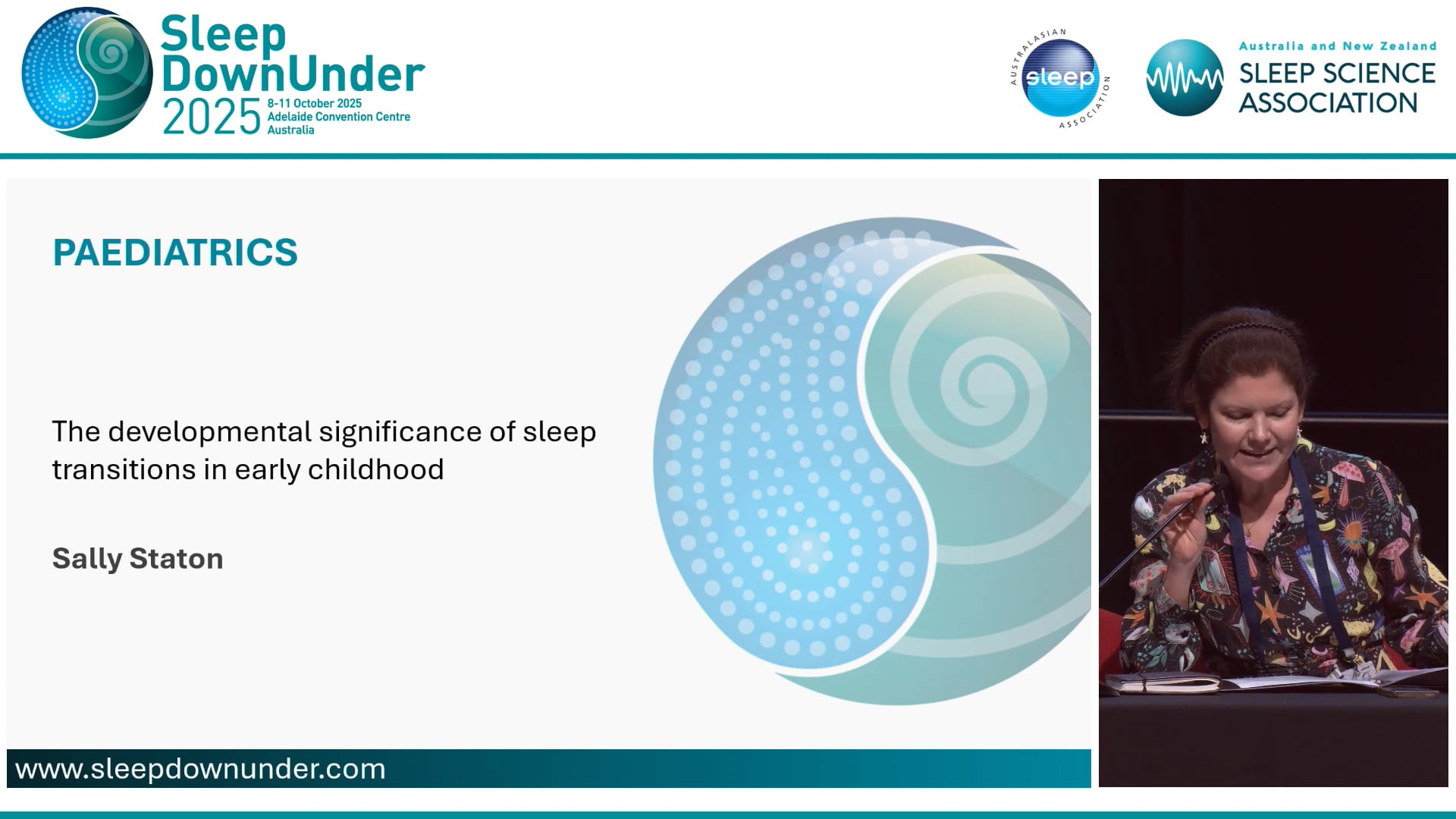 The developmental significance of sleep transitions in early childhood Associate Professor Sally Staton