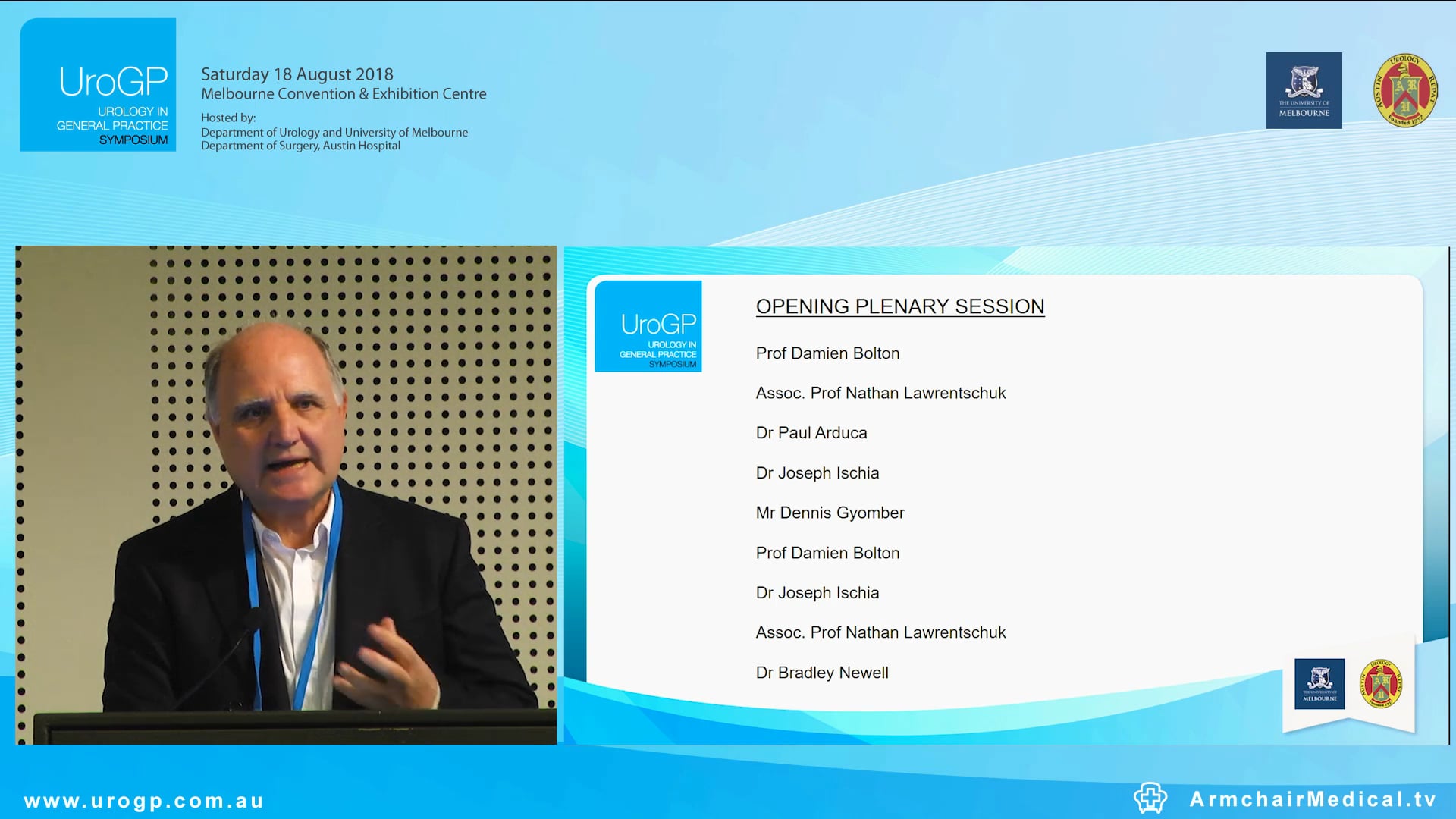 Issues in urologic education for the GP, Dr Paul Arduca