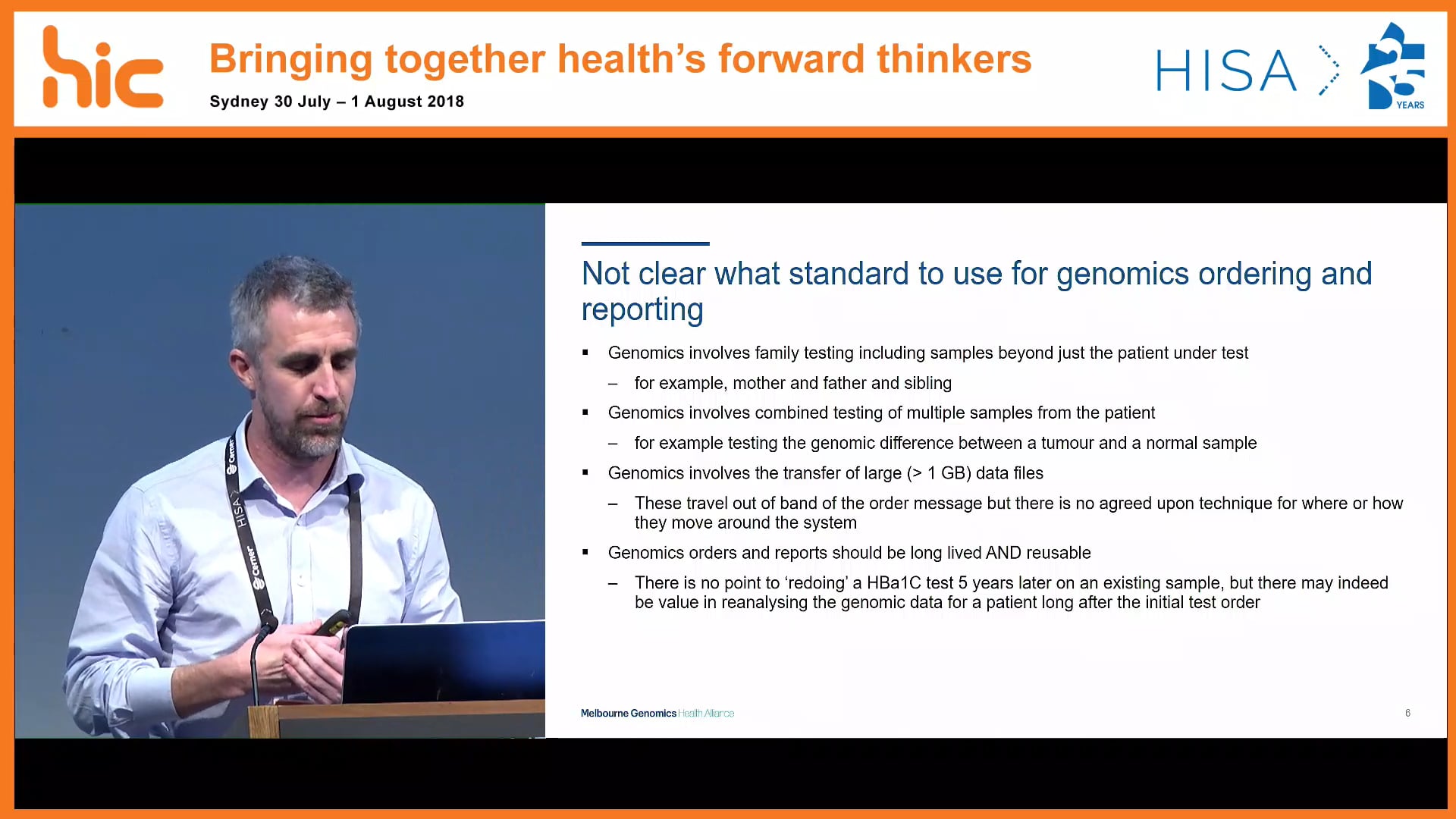A FHIR approach to designing a genomic ordering system Dr Andrew Patterson