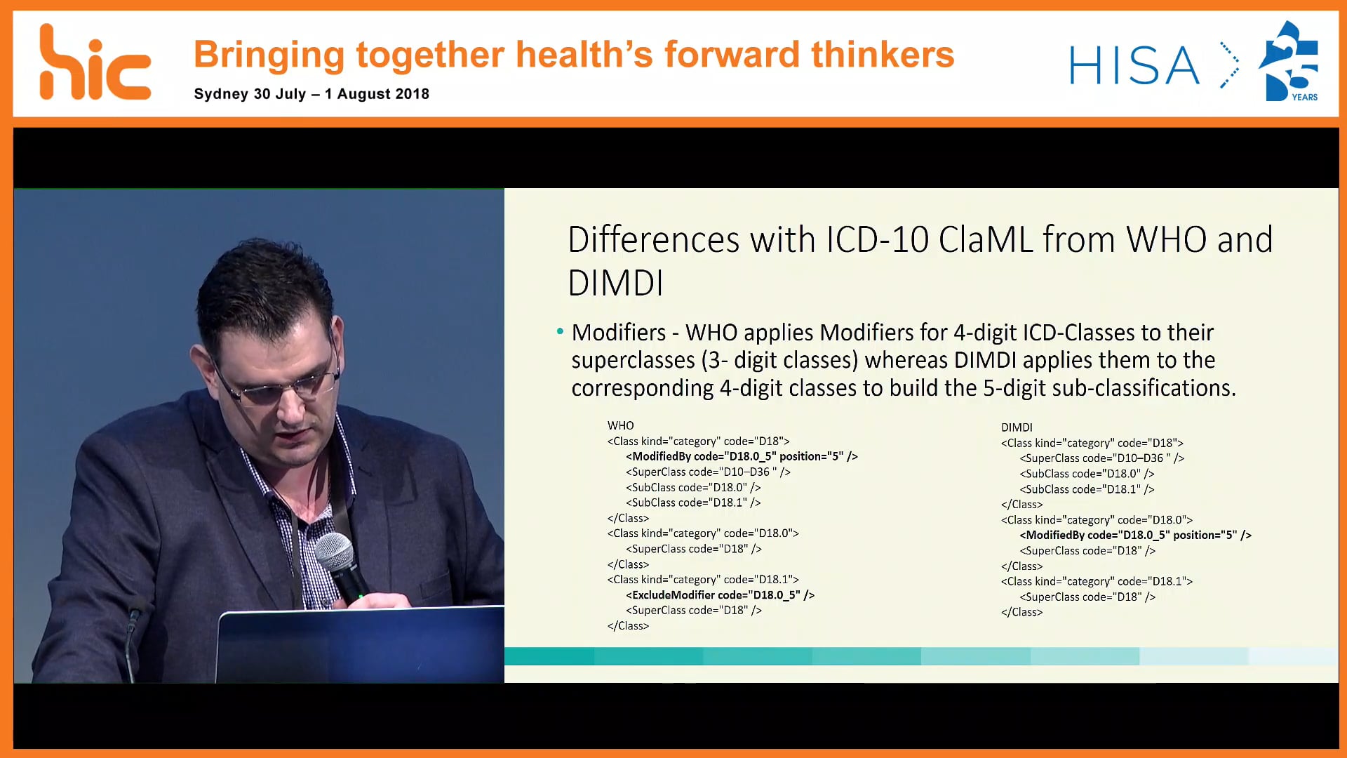 Representation of ICD-10-AMACHI using classification markup language (ClaML) Robert David Smith
