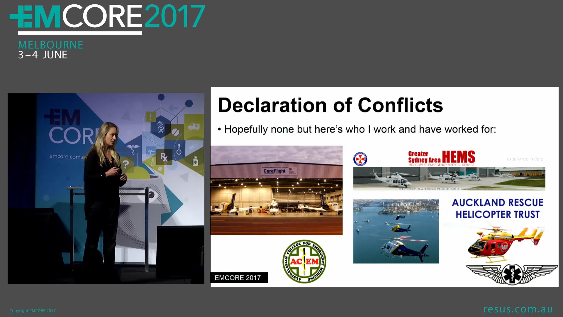 Pre-Hospital and Retrieval Medicine Dr Sam Bendall ​Retrieval Physician, RPA