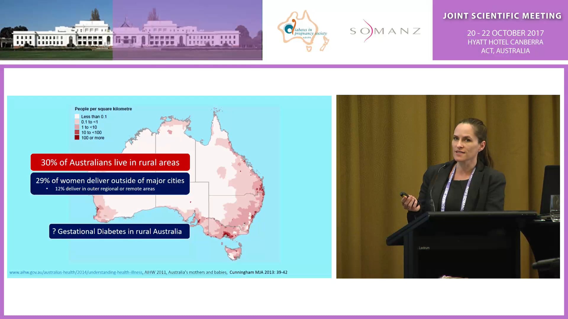 Gestational diabetes in rural antenatal clinics How do we compare Sheila J Cook