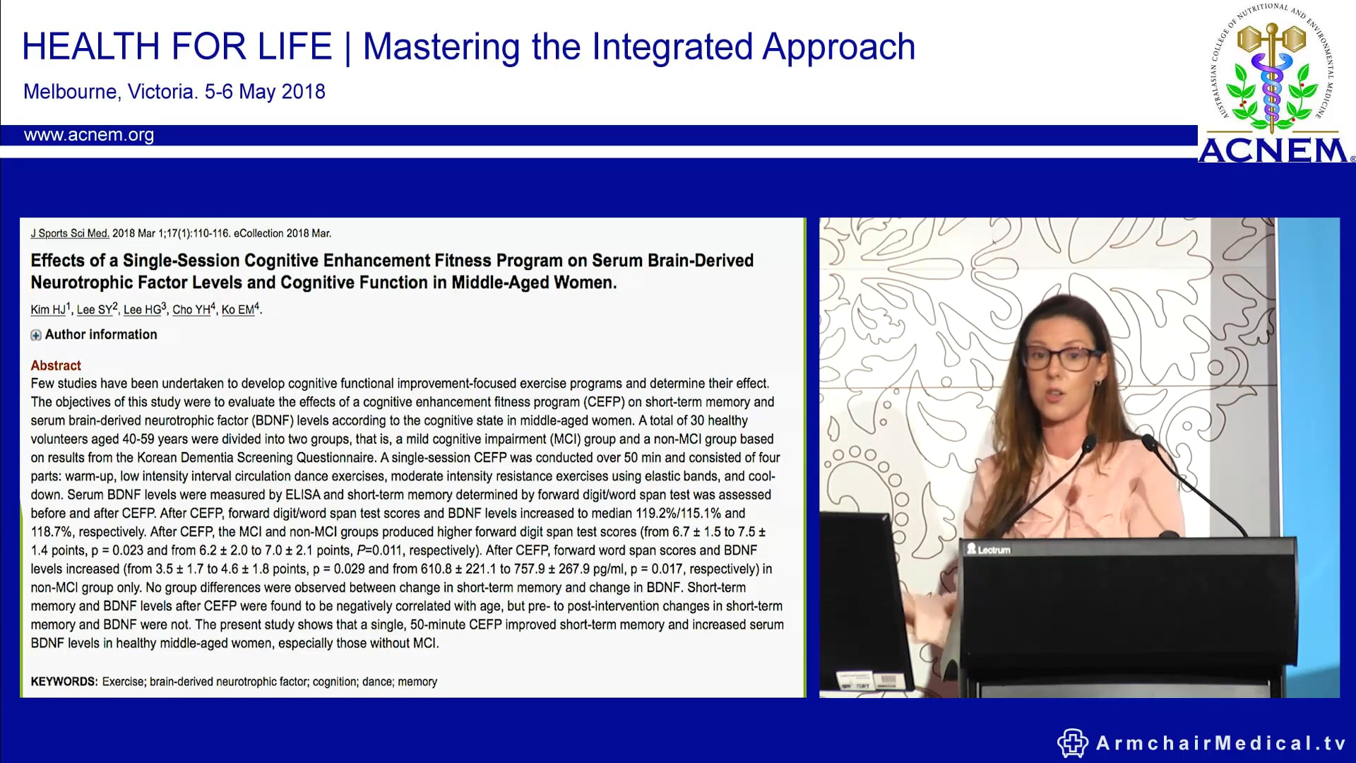 Integrating genetic, nutritional and environmental approaches for healthy ageing Dr Denise Furness
