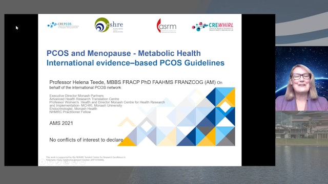 PCOS at menopause Metabolic Health International evidence Prof Helena Teede