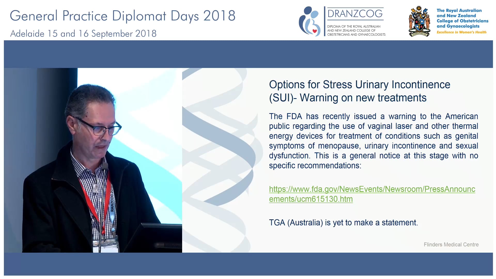 Surgery for urinary incontinence Dr Elvis Seman