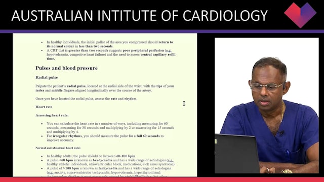 Cardiac assessment of the patient Prof Rohan Jayasinghe