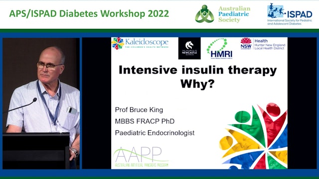 Intensive Insulin Therapy - Why Bruce King