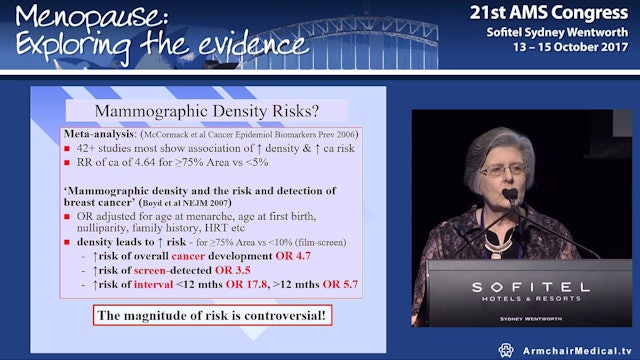 The breast density controversy Dr Mary Rickard