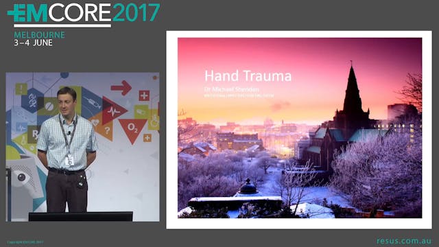 Hand Trauma Dr Michael Sheridan Emerg...