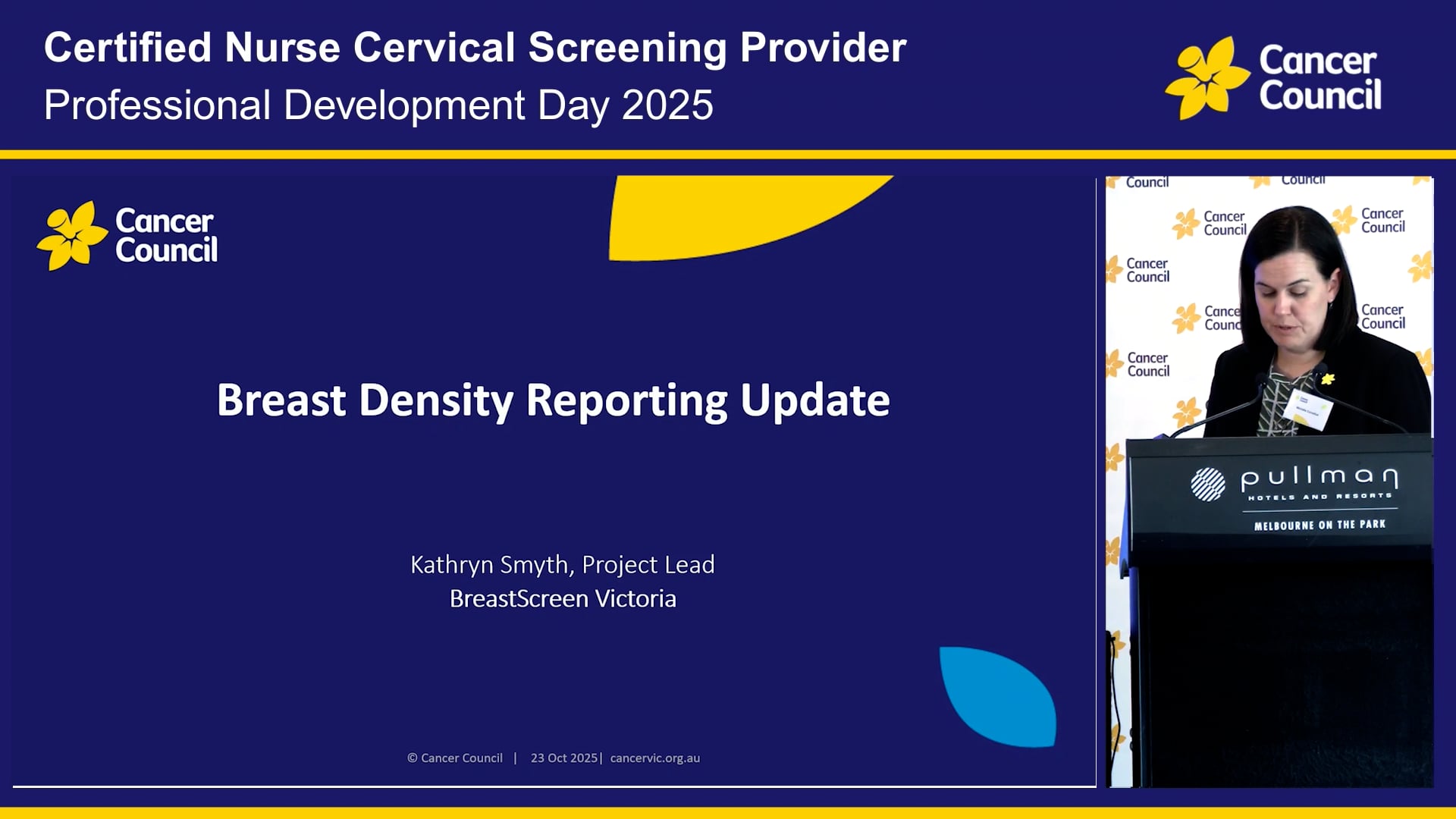 Breast Cancer Update – Breast Density Kathryn Smyth