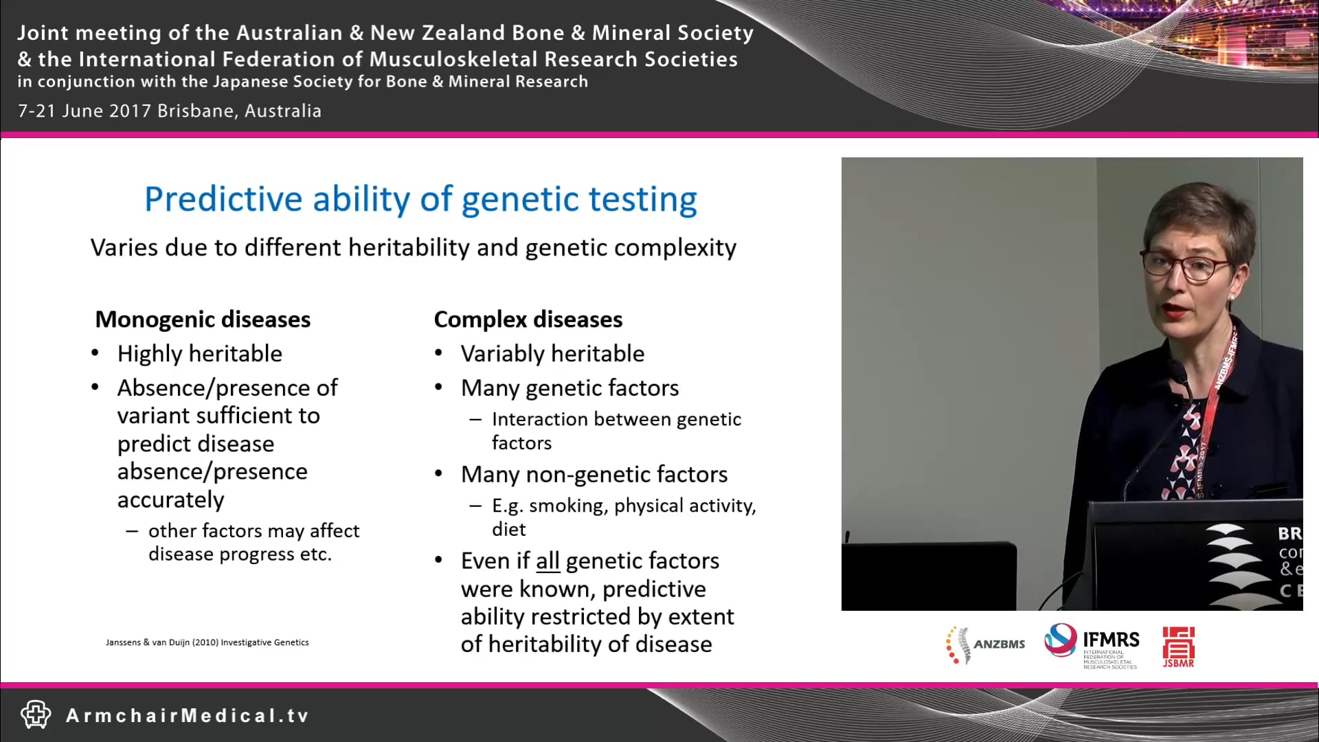 The genetic architecture of osteoporosis and implications for fracture prediction Prof Emma Duncan