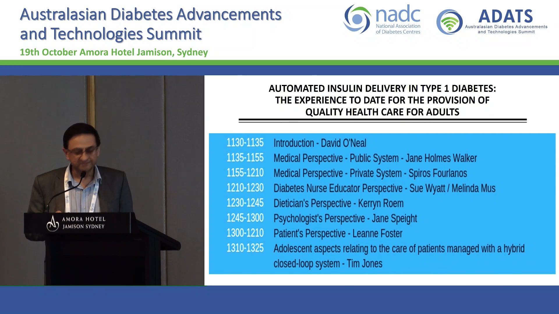Automated insulin delivery in Type 1 Diabetes David O'Neal