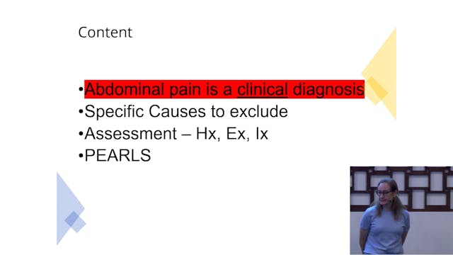 Acute Abdominal Pain in Kids Dr Clair...