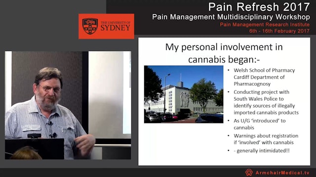 Cannabis and Persistent Pain Mr Tony Hall