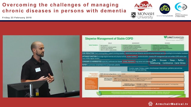 Management of COPD in people with dementia Mr Craig Edlin