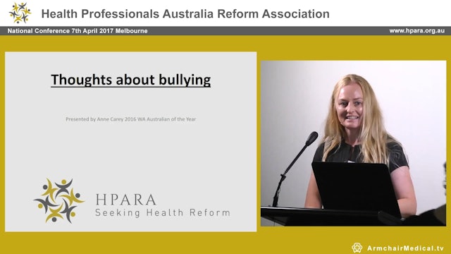 A Kinder approach to Workplace Bullying Ann Carey