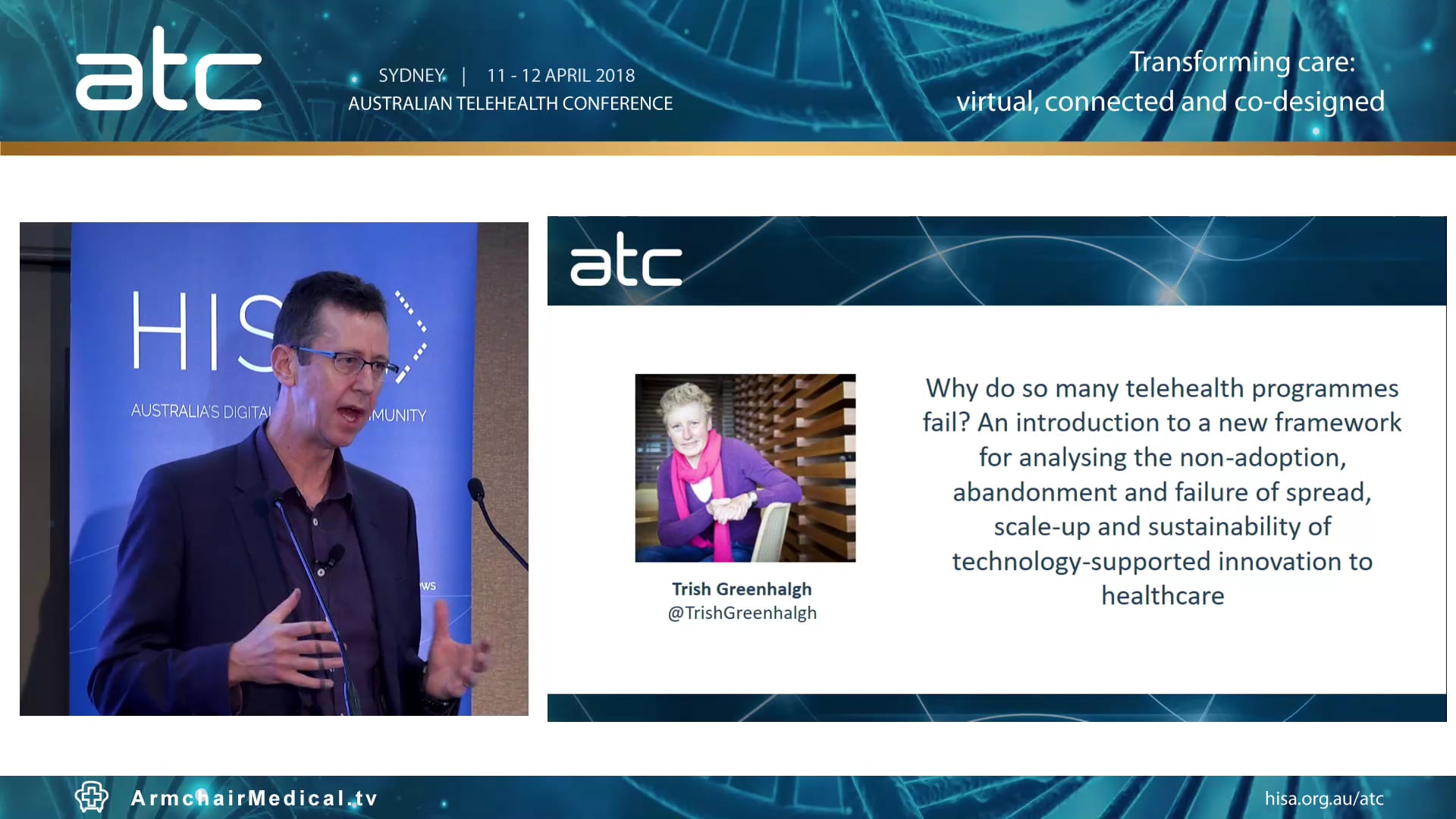 Why do so many telehealth programmes fail Prof Trish Greenhalgh