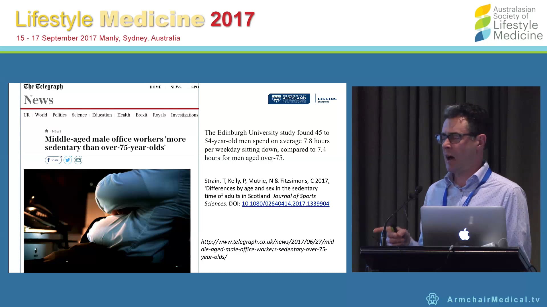 Over-fat and under-muscled - lifestyle strategies to avoid a frail future Dr David Cameron-Smith
